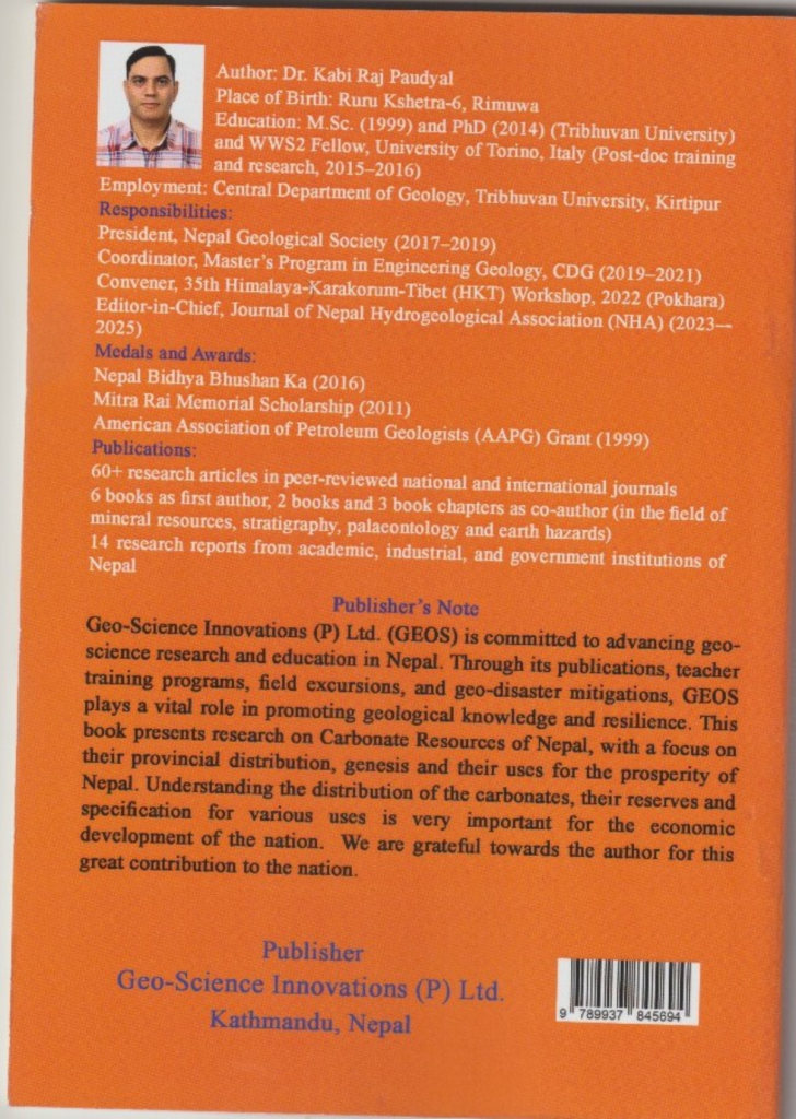 Carbonate resources of nepal